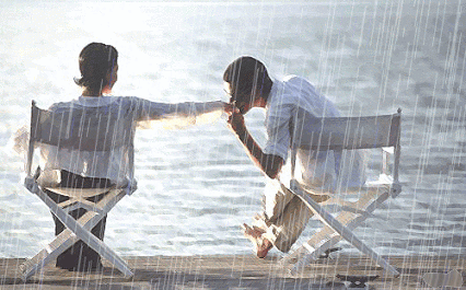 Juntos en la playa