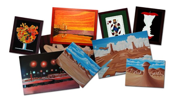 Oils by J. Moraga