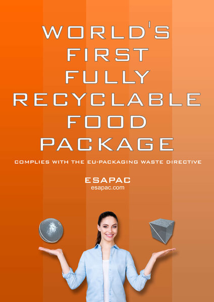 Esapac´s fully recyclable food package