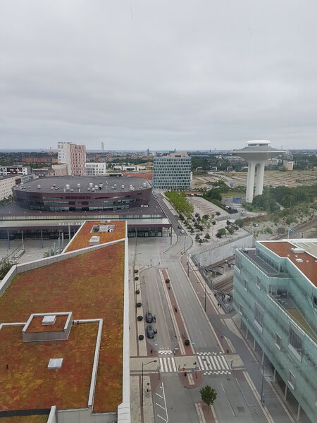 Vista desde el hotel al sur de Suecia
