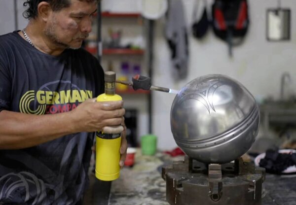 Buga Sphere, first tests (apparently without method)