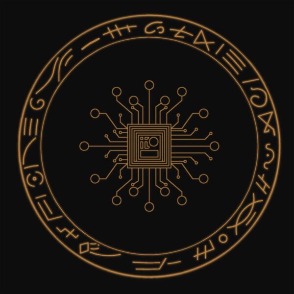 Buga sphere recreation of inscriptions and circuit