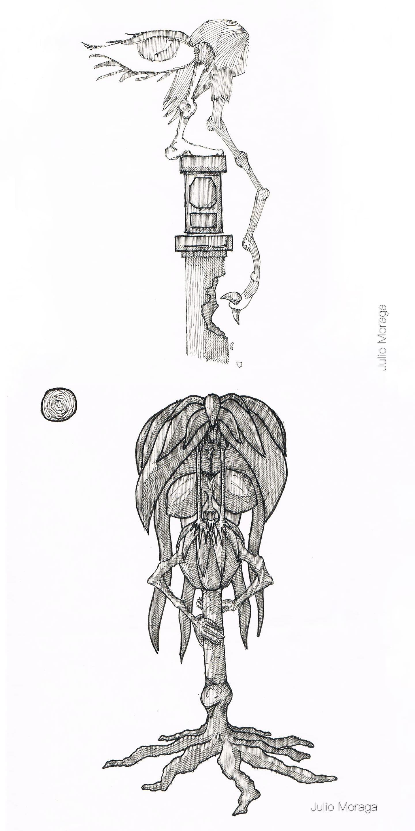 Duplex, very thin hatch drawings (1984)