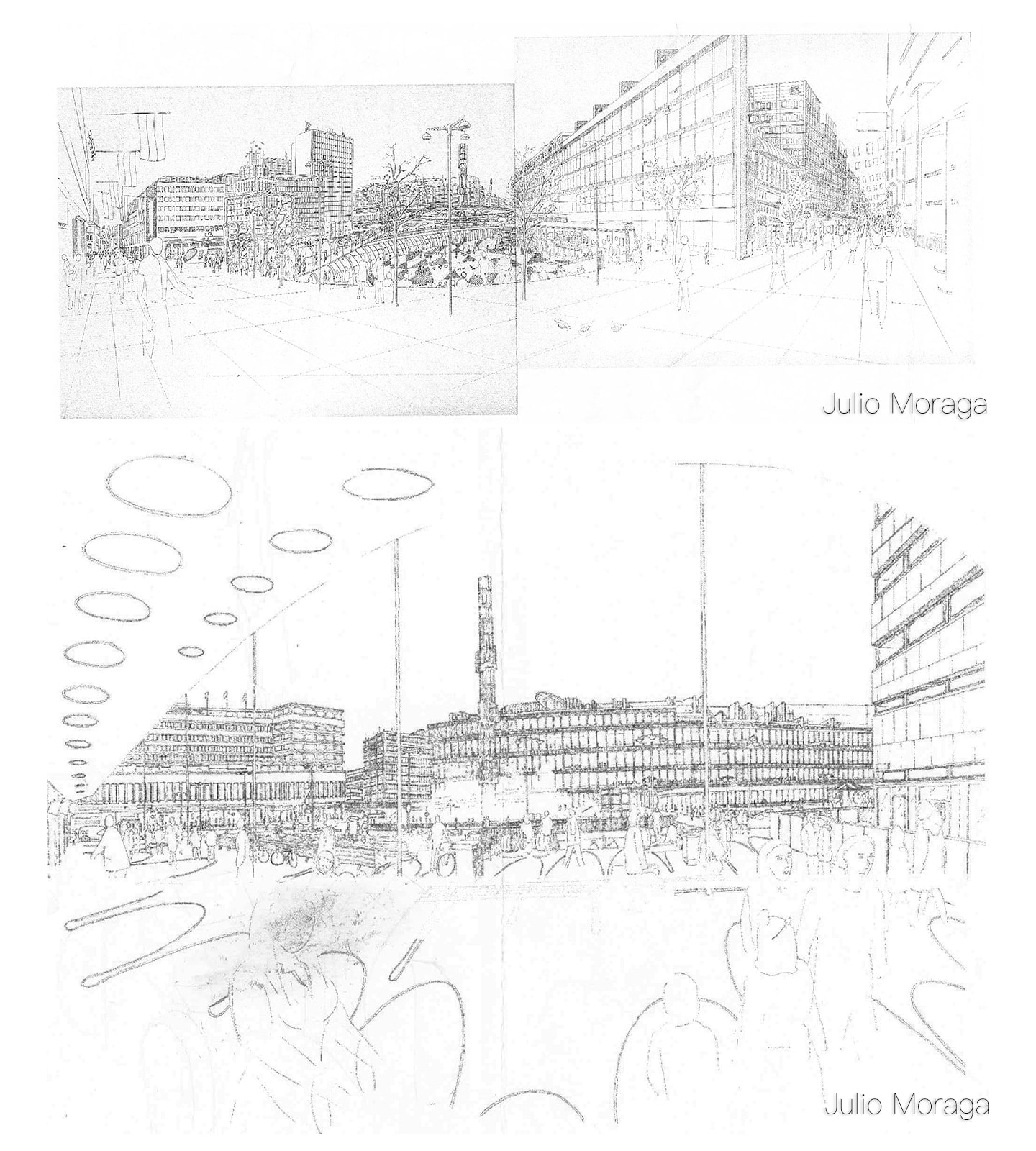 Sergels torg by J. Moraga